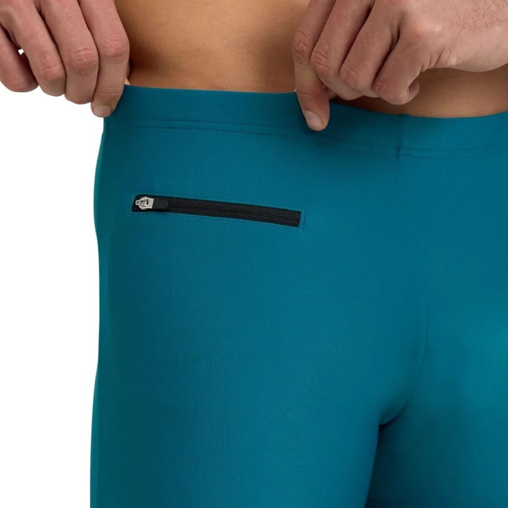 Arena Zip Swim Short Teal