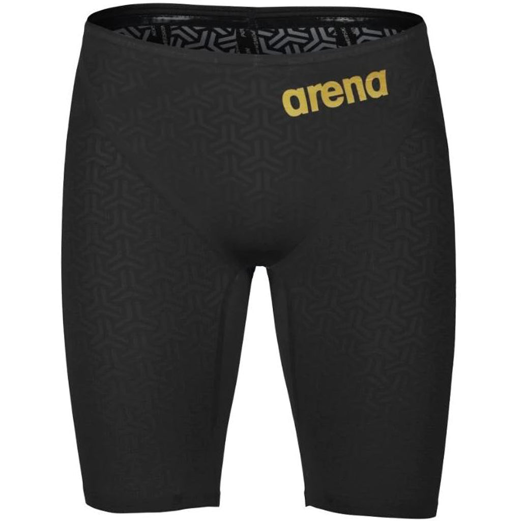 Arena Men's Carbon Glide Jammer Black Gold Competitive Swimming