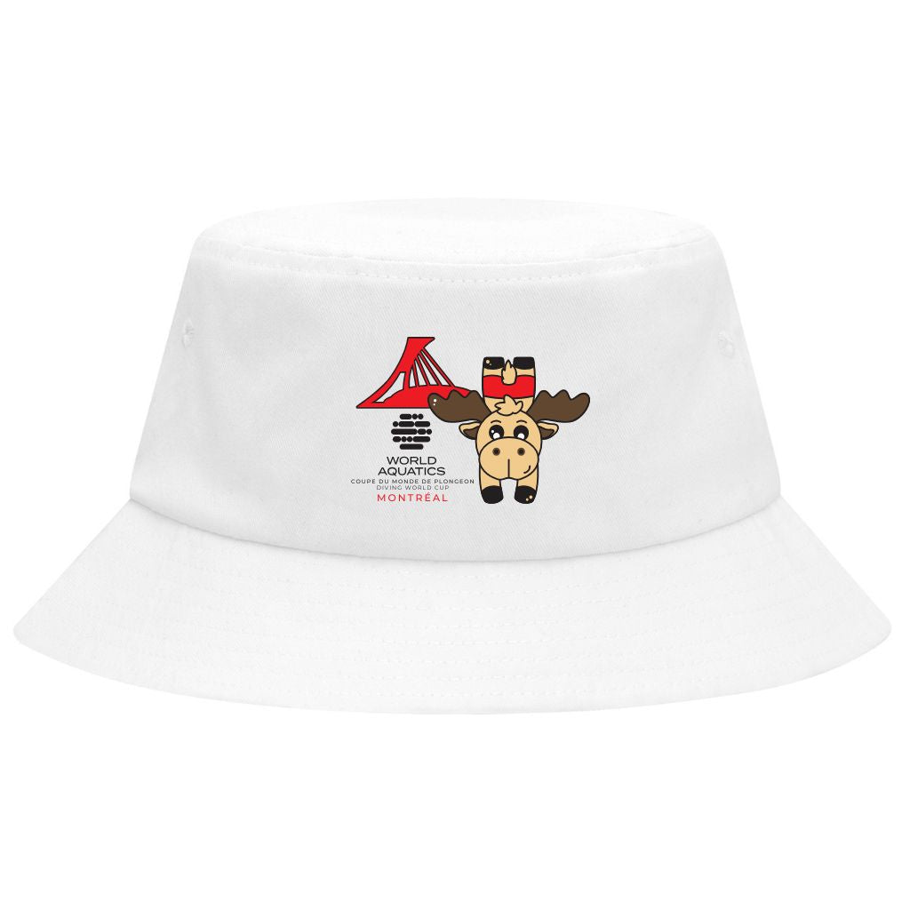 Diving World Cup White Bucket Hat