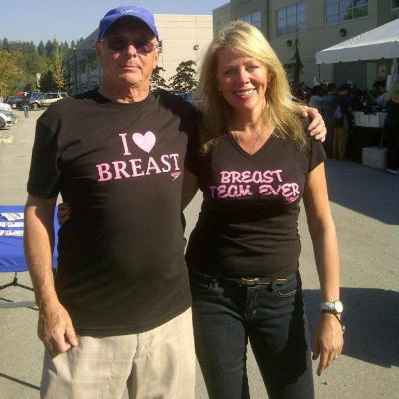 Team Aquatic Supplies owner Doug Perks and Speedo Canada Rep Susanne