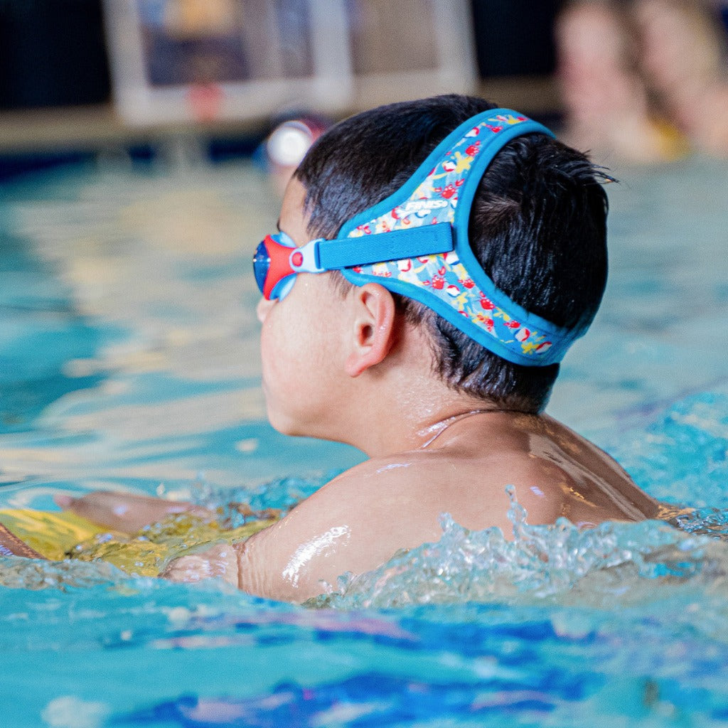 finis dragonfly goggles Finis Dragonfly Kid's Learn to Swim Comfortable Thick Neoprene Strap Goggles