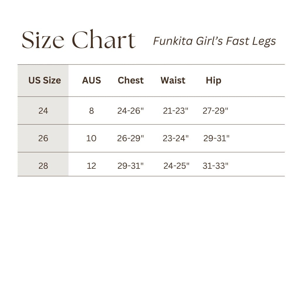 Funkita Girl&#39;s Fast Legs Gold Weaver