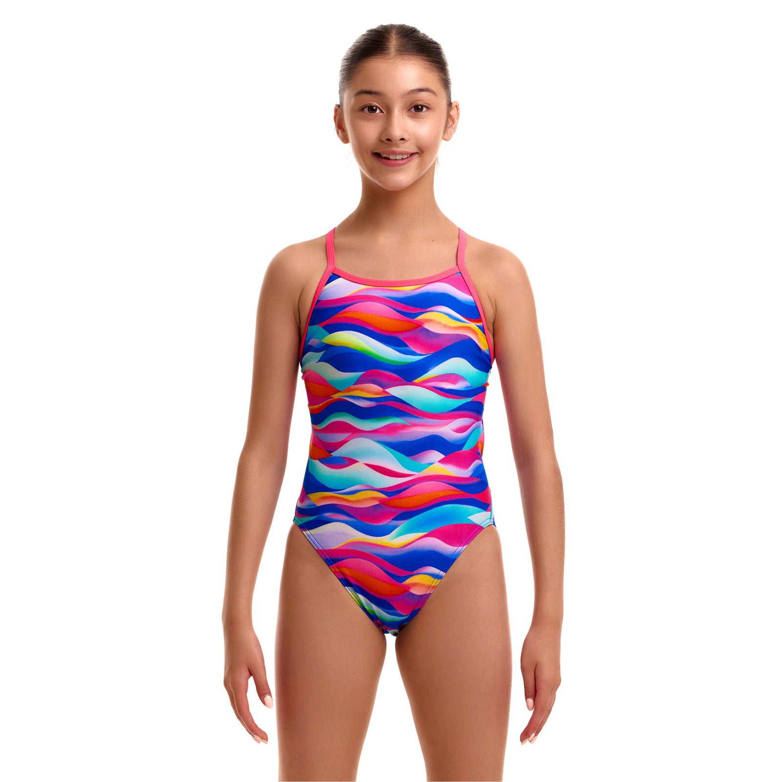 Funkita Girl's Single Strap Royal Wave