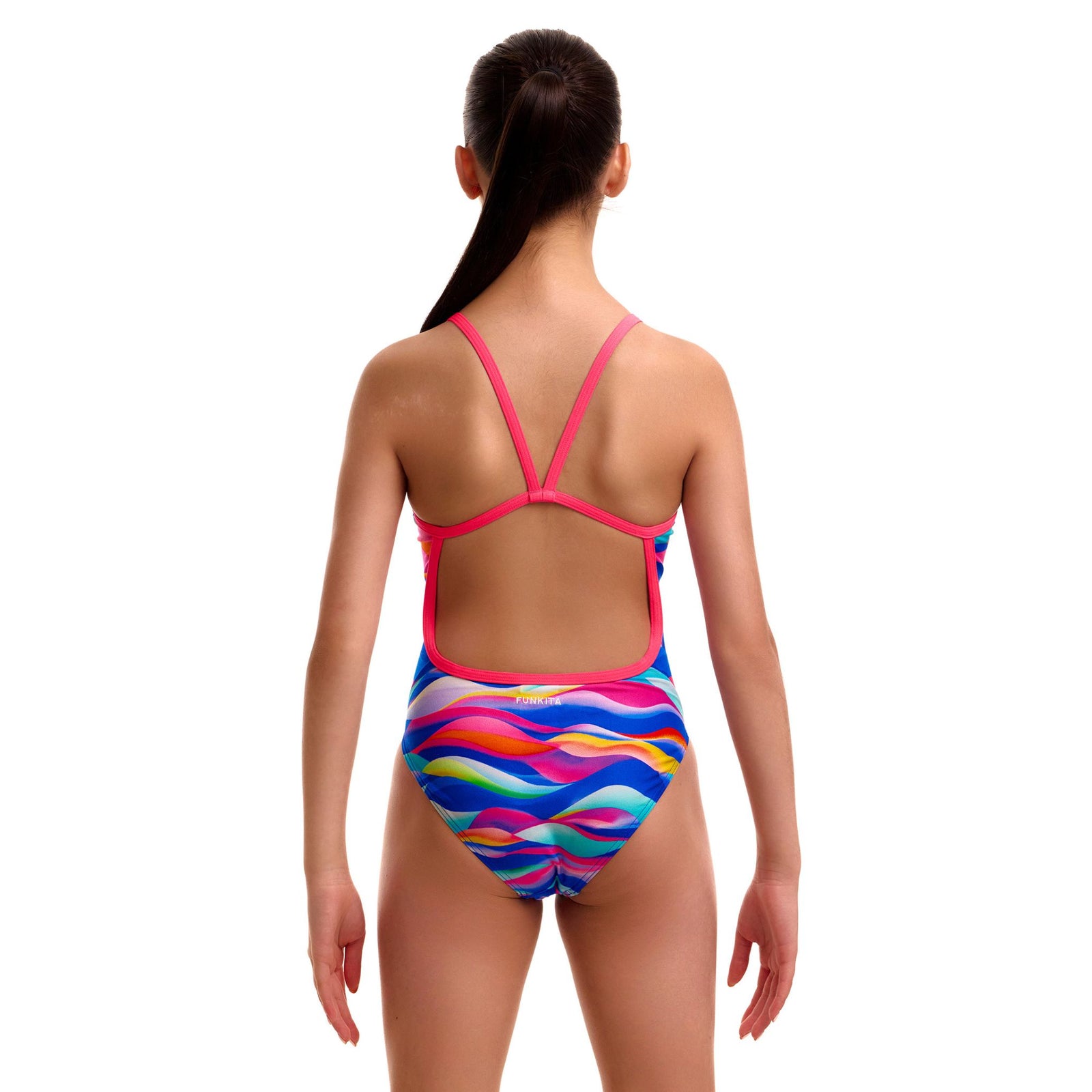 Funkita Girl's Single Strap Royal Wave