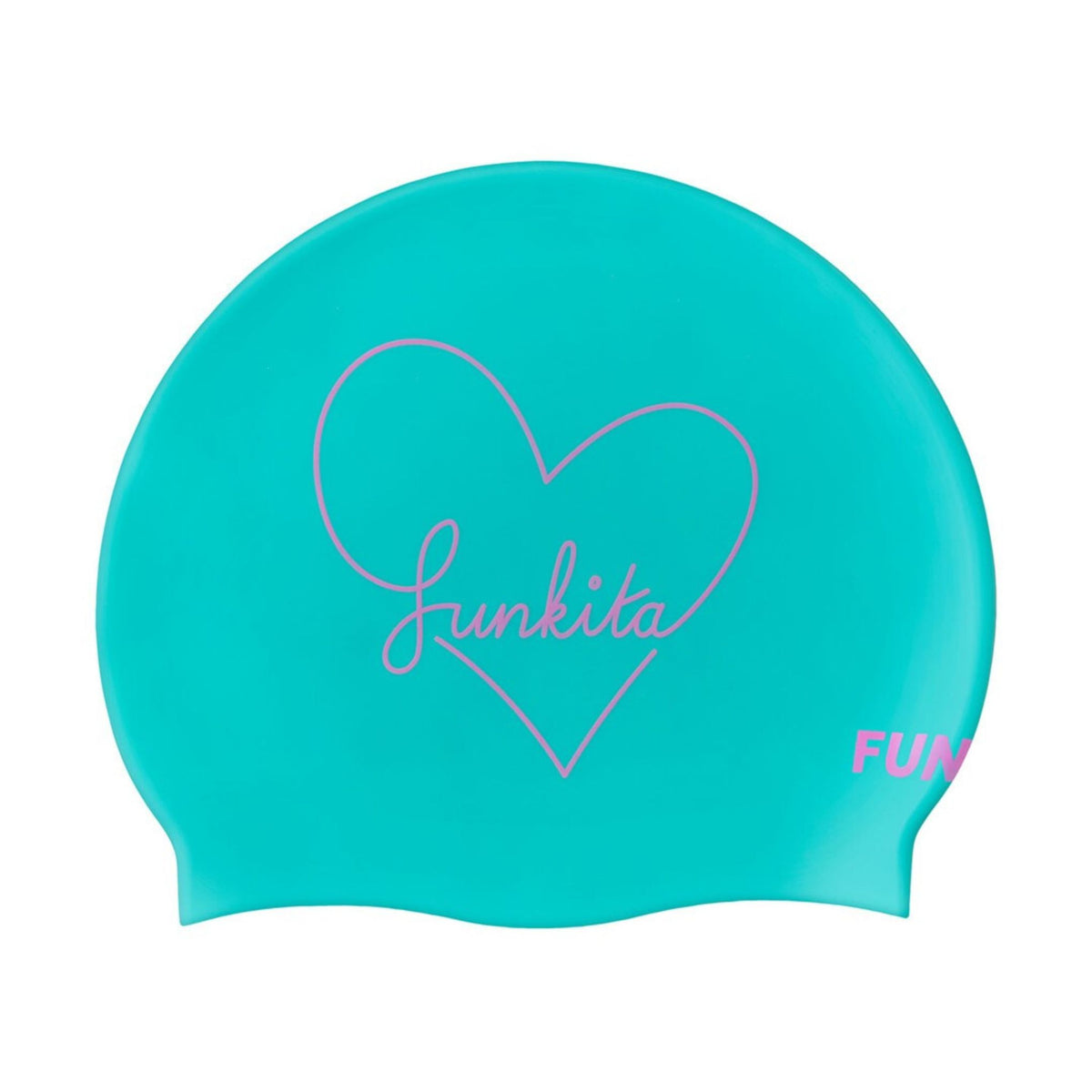 Funkita Silicone Swim Cap Love Too