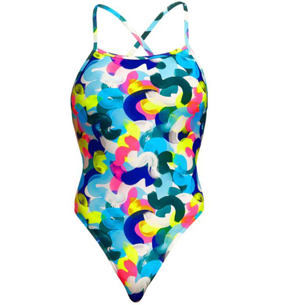 Funkita Women's Brush It Off Tie Me Tight One Piece Swimsuit - Ly Sports