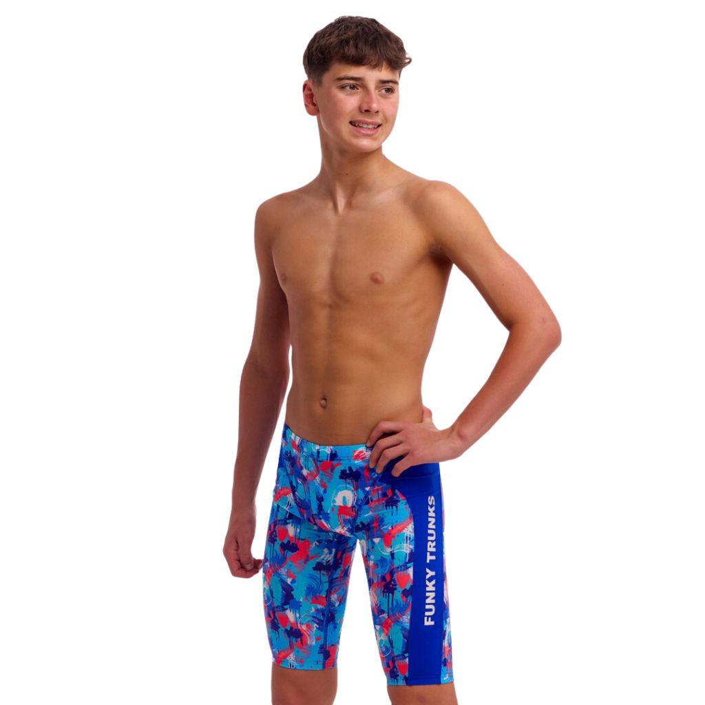 Funky Trunks Boy's Jammer Messy Messy Messy
