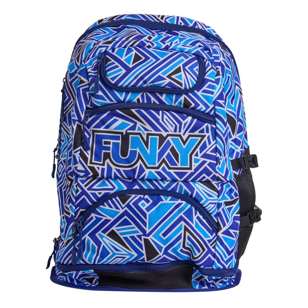 Funky Trunks Elite Squad Backpack Blue Bits