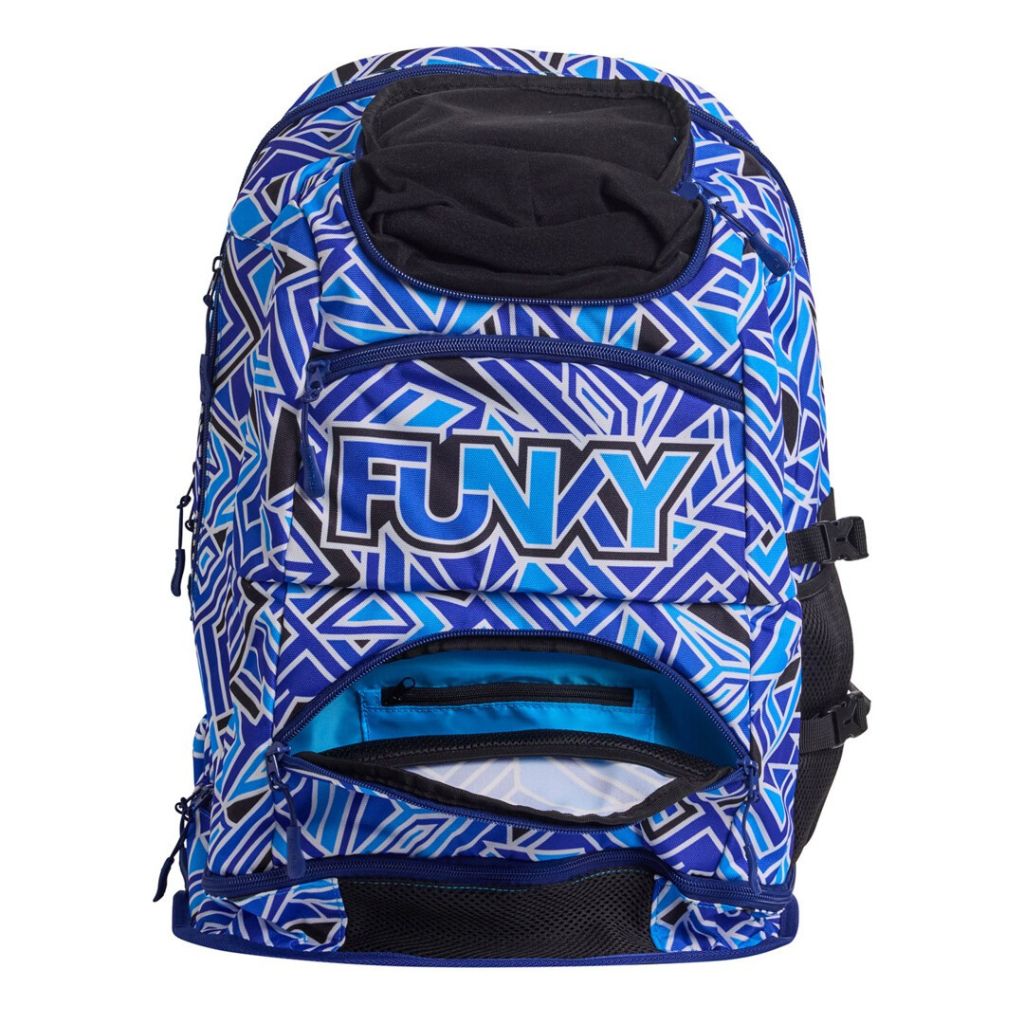 Funky Trunks Elite Squad Backpack Blue Bits
