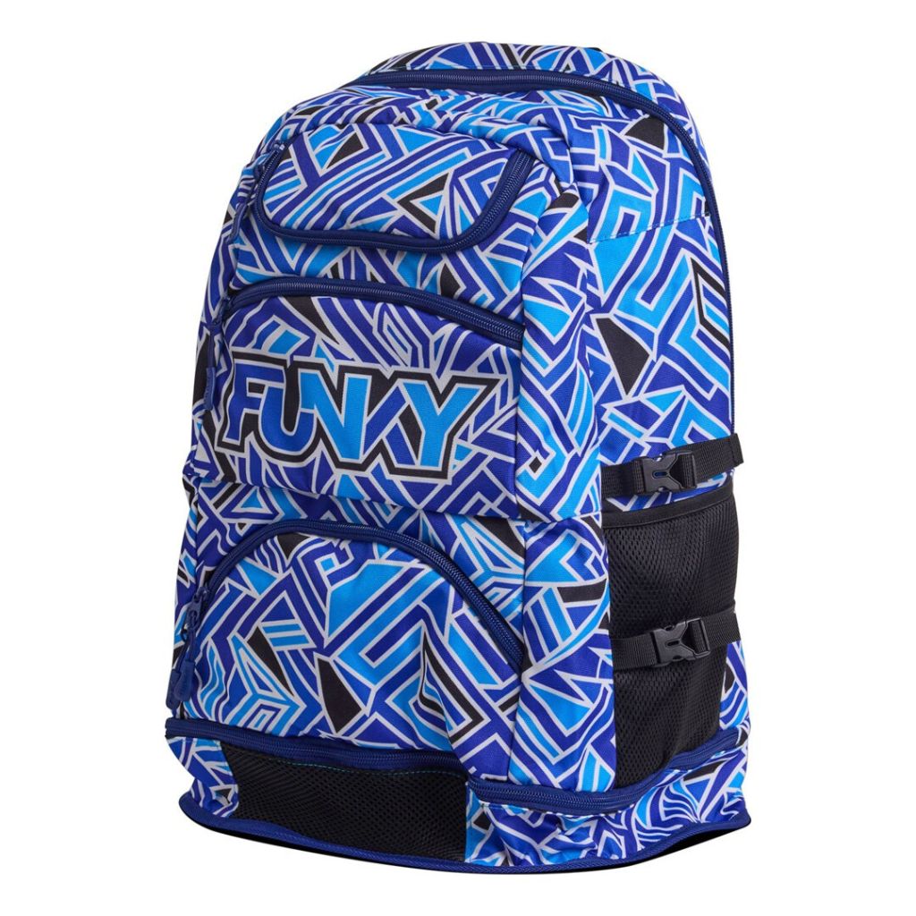 Funky Trunks Elite Squad Backpack Blue Bits