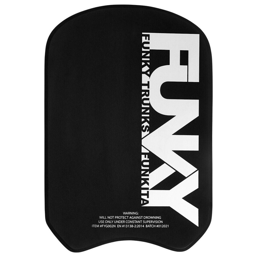 Funky Trunks Kickboard Still Black