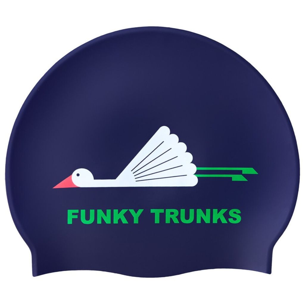 Funky Trunks Silicone Swim Cap Sitting Duck
