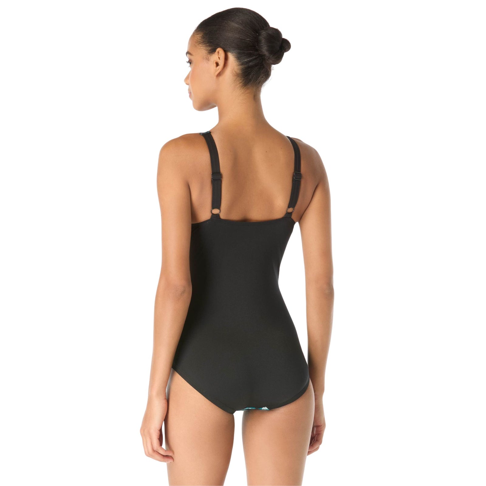 Gabar Scoop Neck Front Panel Sonic Seaside Lux Teal