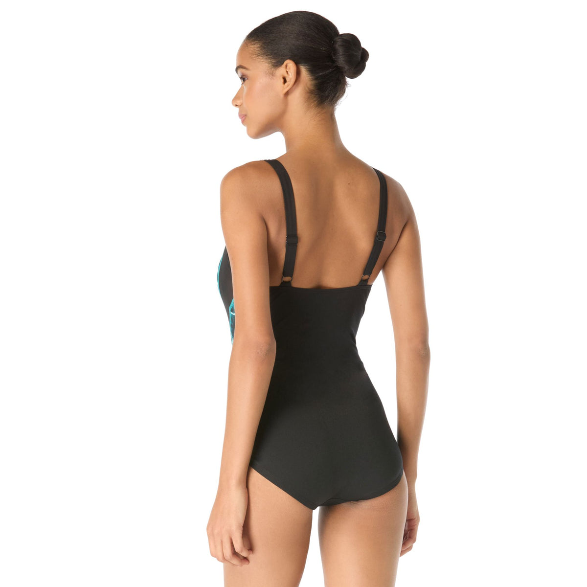 Gabar Scoop Neck Splice Sonic Seaside Lux Teal