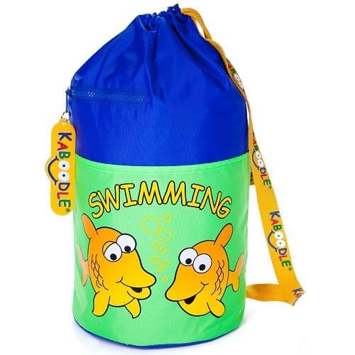 Kaboodle Bags for Kids - Fish Blue Lime