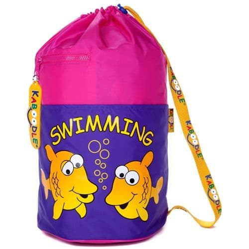 Kaboodle Bags for Kids - Fish Pink Purple