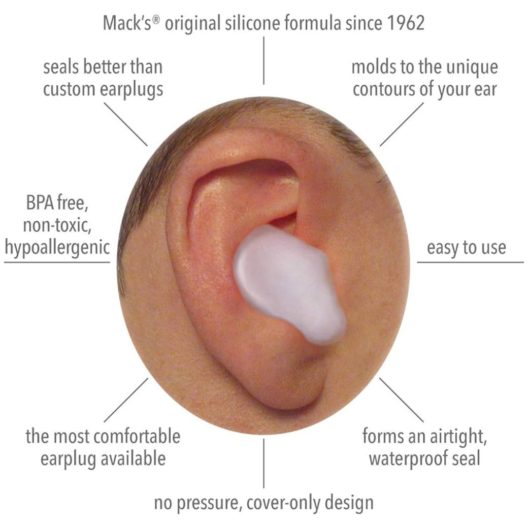 Mack's Pillow Soft Silicone Putty Ear Plugs