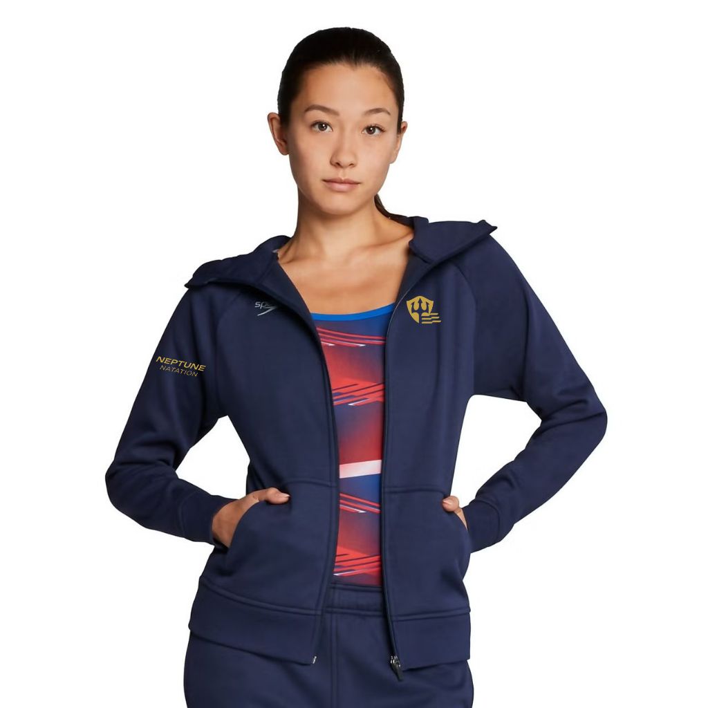 TP Neptune Natation Speedo Women&#39;s Team Jacket Navy
