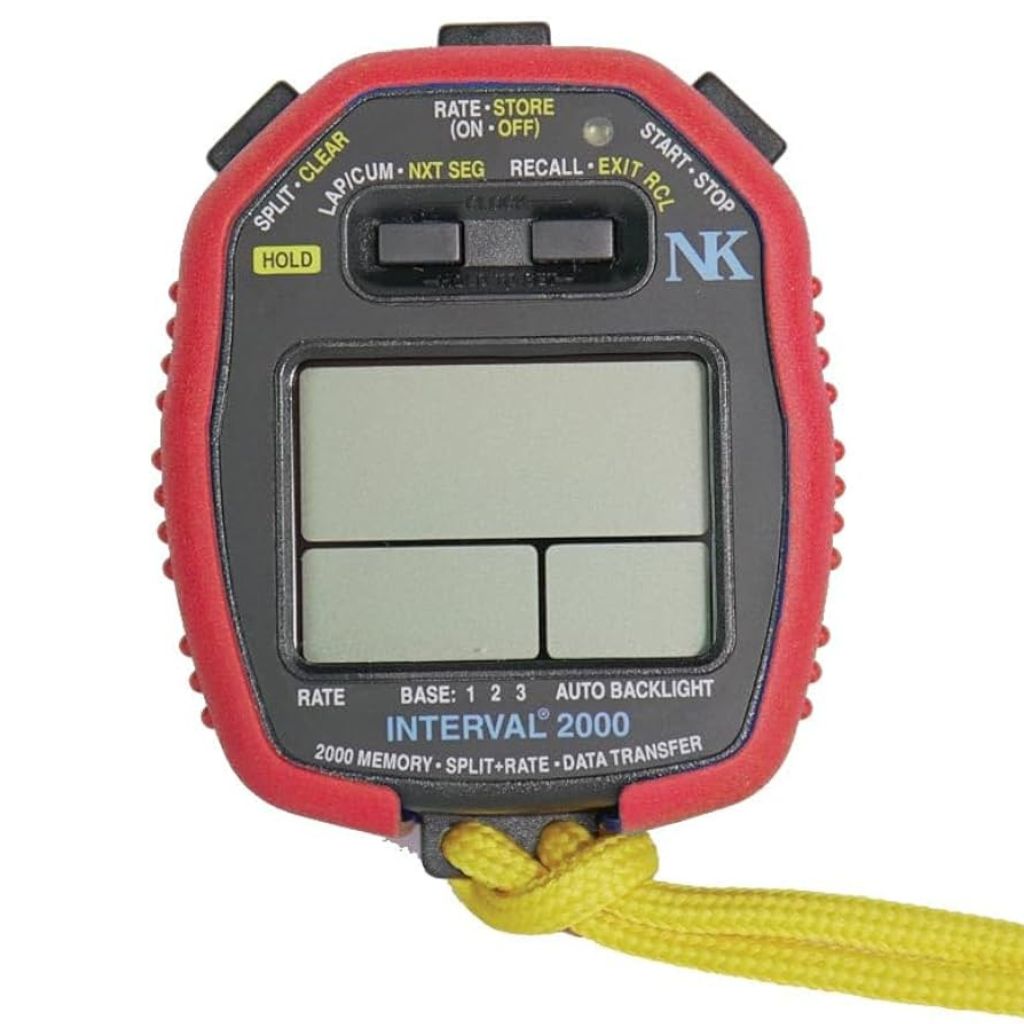 Nielsen Interval 2000 Stop Watch Red