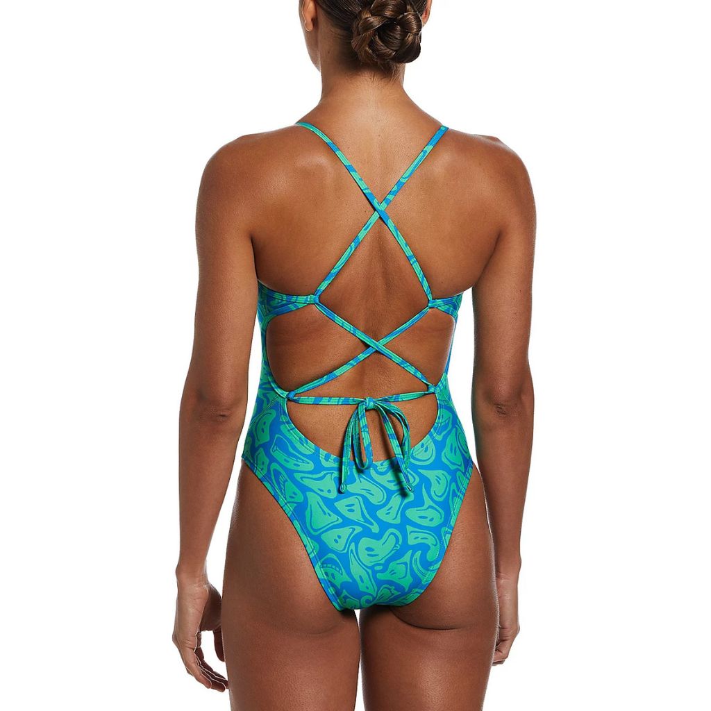 Nike Lace Up Tie Back Electric Algae