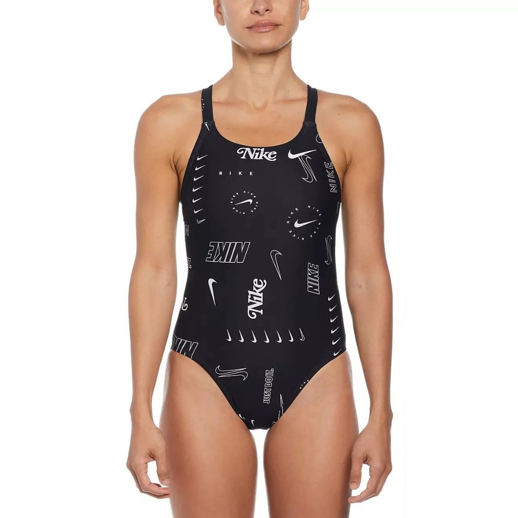 Nike Multi Fastback Black Big Logo Team Aquatic Supplies