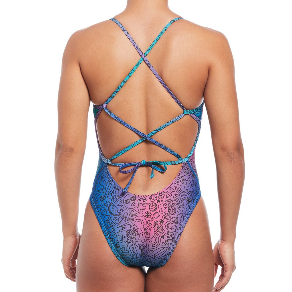 Nike Women's Multi Tie Back Multi Doodle