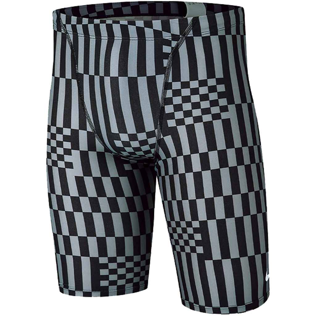 Nike Men's Vertical Checkerboard Jammer - Smoke Grey