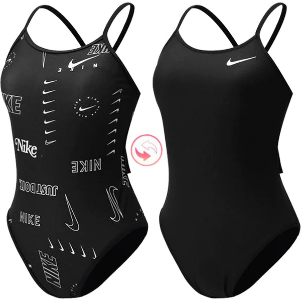 Nike Lace Up Tie Back Swimsuit, Simply Swim