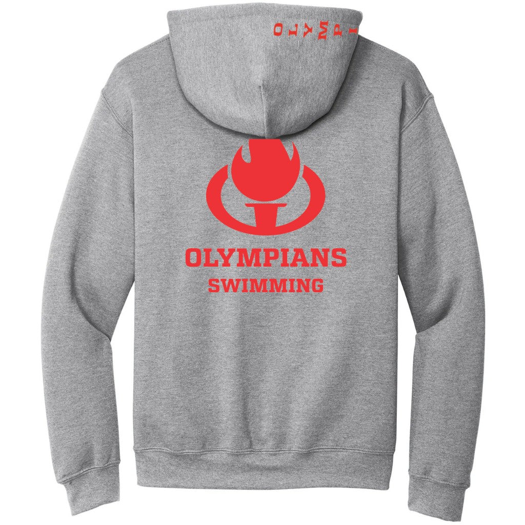 Olympians Swimming Pull Over Hoodie