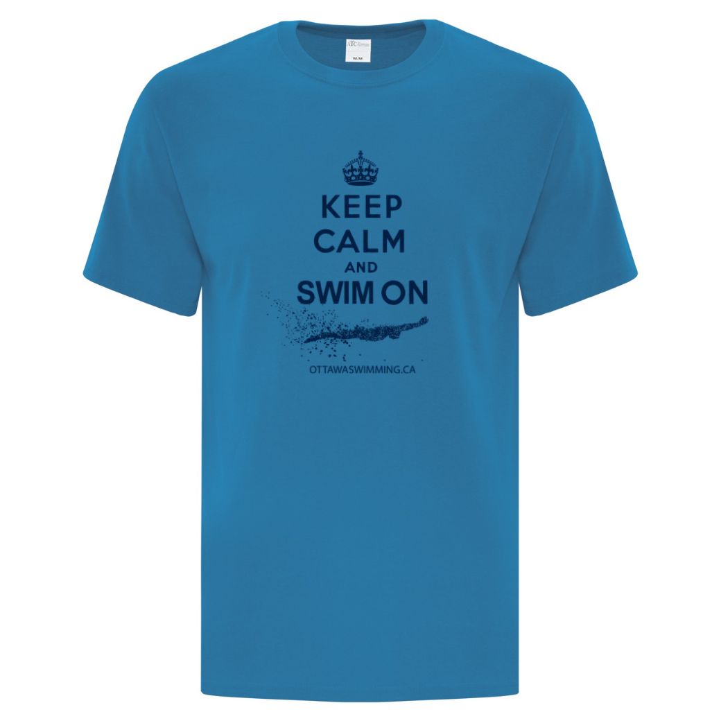 TP Ottawa Swimming Men's Blue Tshirt