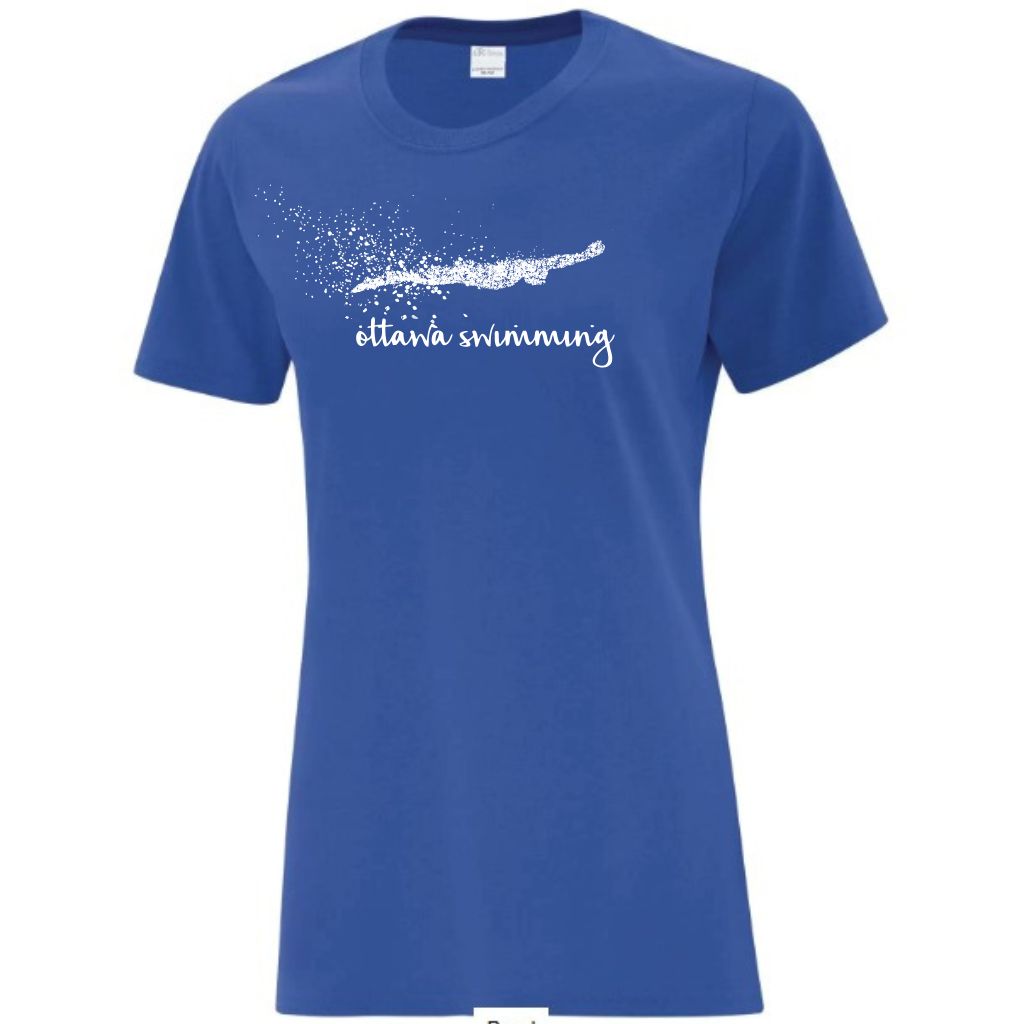 TP Ottawa Swimming Women&#39;s Blue Tshirt