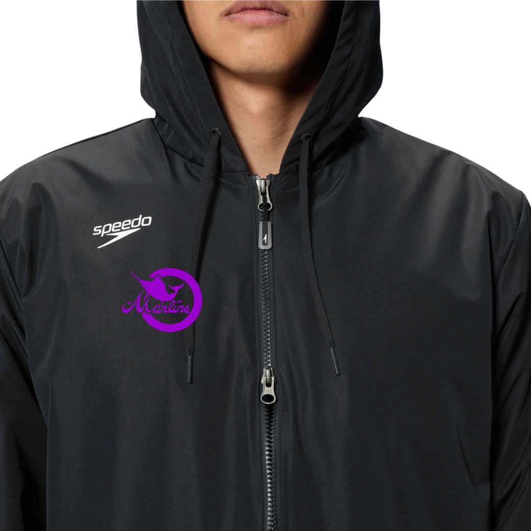 TP Poco Marlins Embroidered Speedo Parka Black