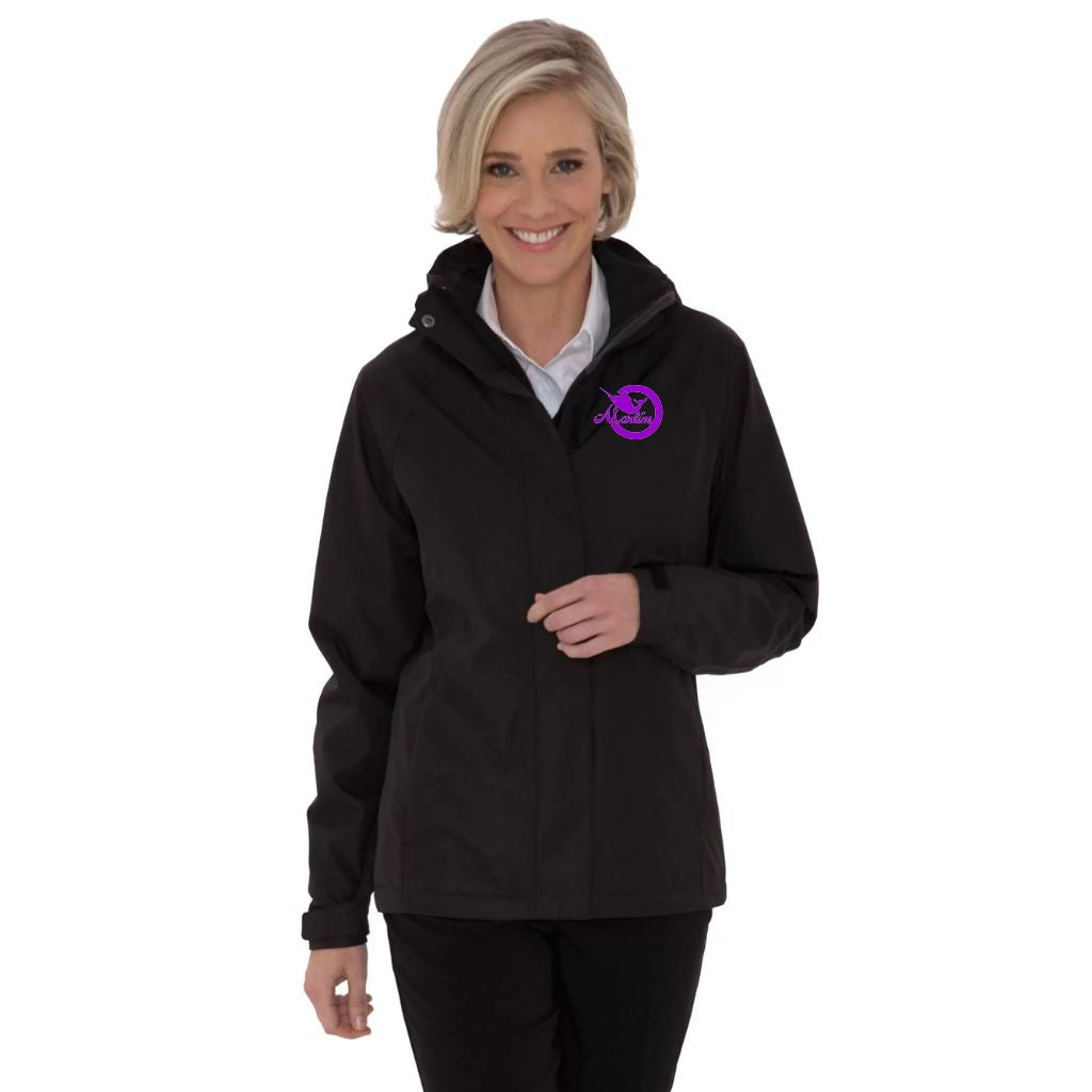 TP Poco Marlins Embroidered Women&#39;s Rain Jacket