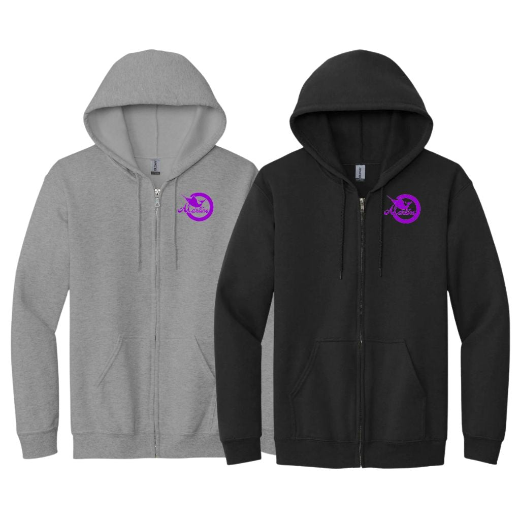 TP Poco Marlins Youth Embroidered Zip Up Hoodie