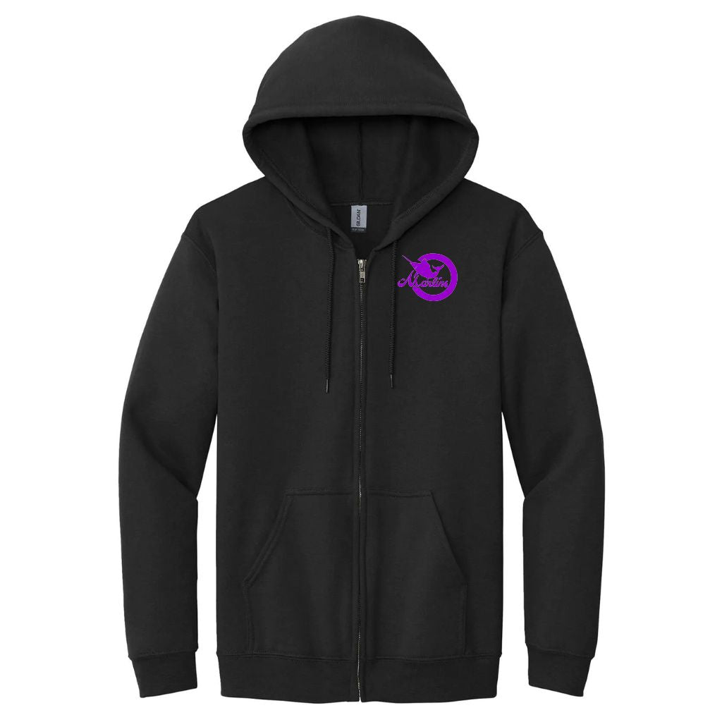 TP Poco Marlins Adult Embroidered Zip Up Hoodie