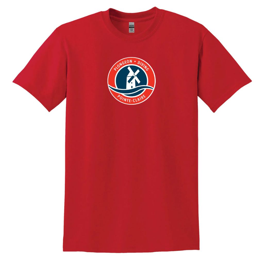 TP Pointe Claire Diving Tshirt Red