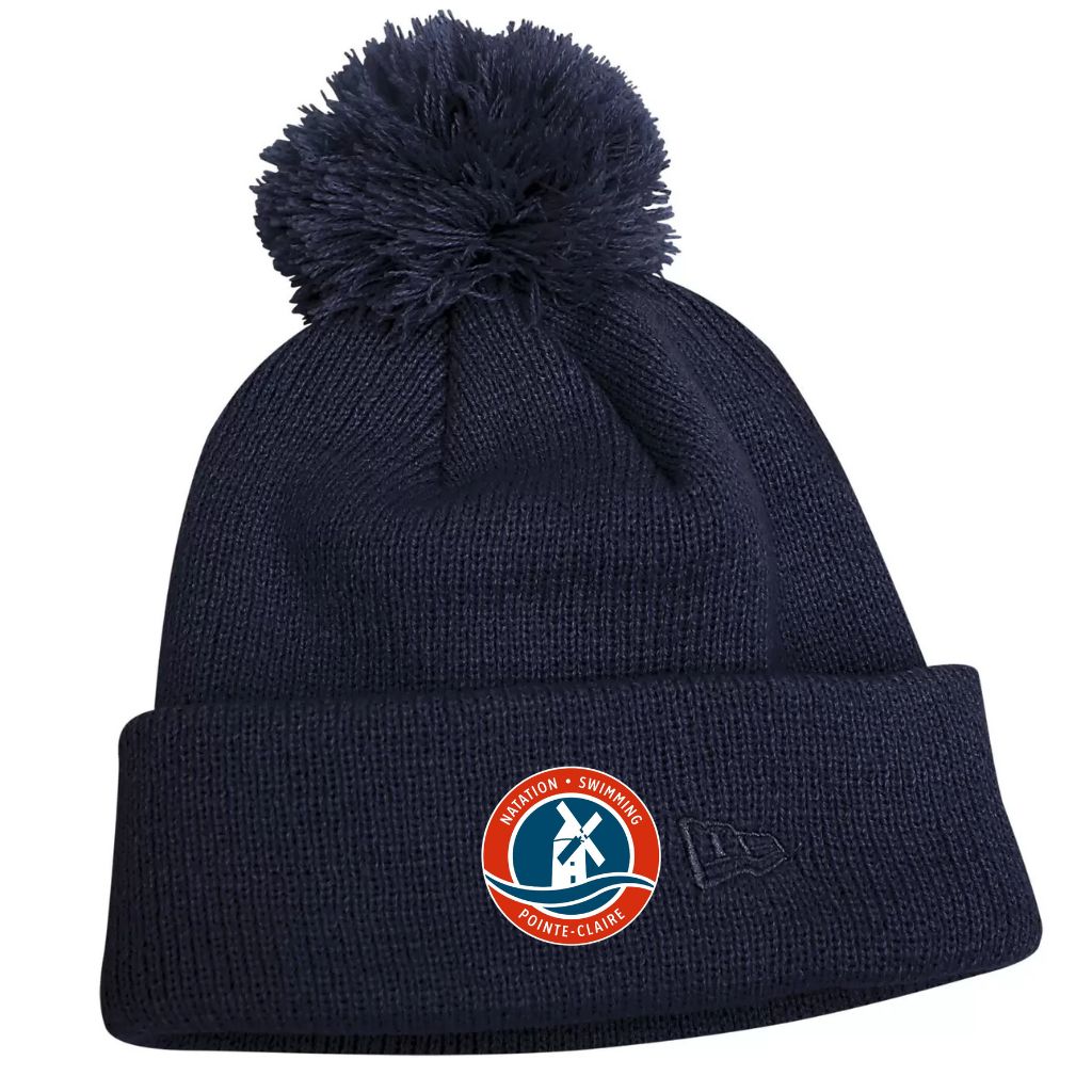 TP Pointe Claire Swimming Pom Pom Toque Navy