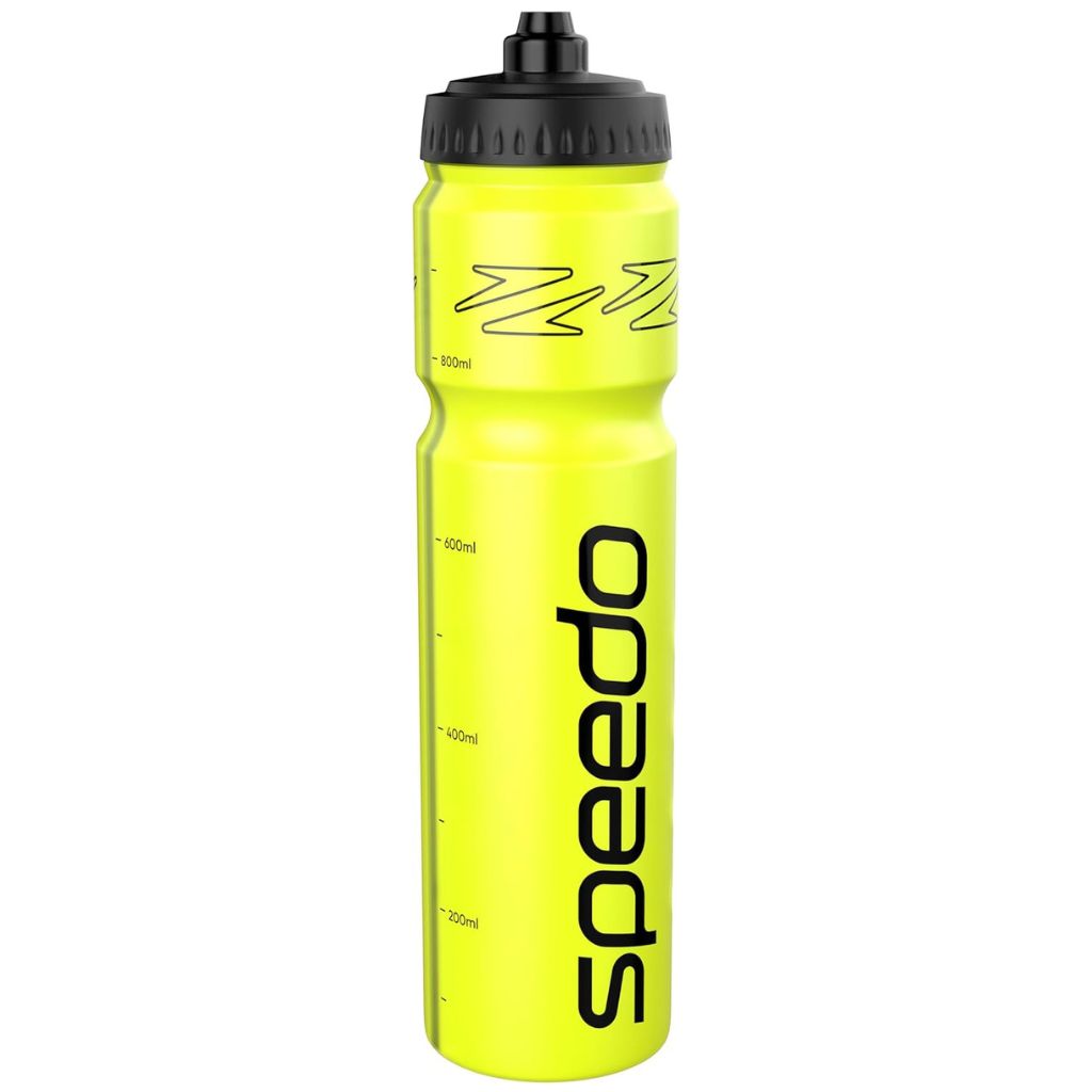 Speedo 1L Water Bottle Hyper Yellow Black