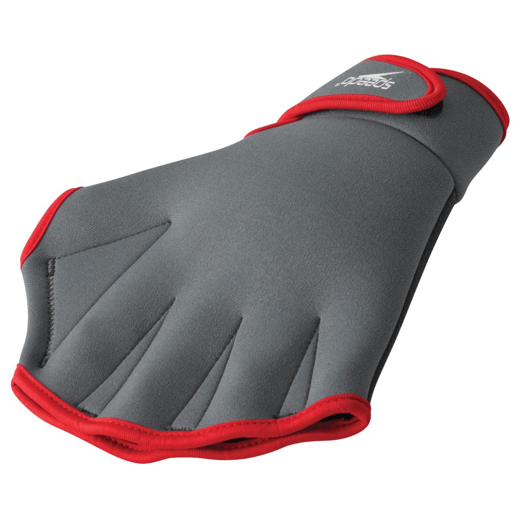 Speedo Aquatic Fitness Hydro Resistance Swim Glove Red