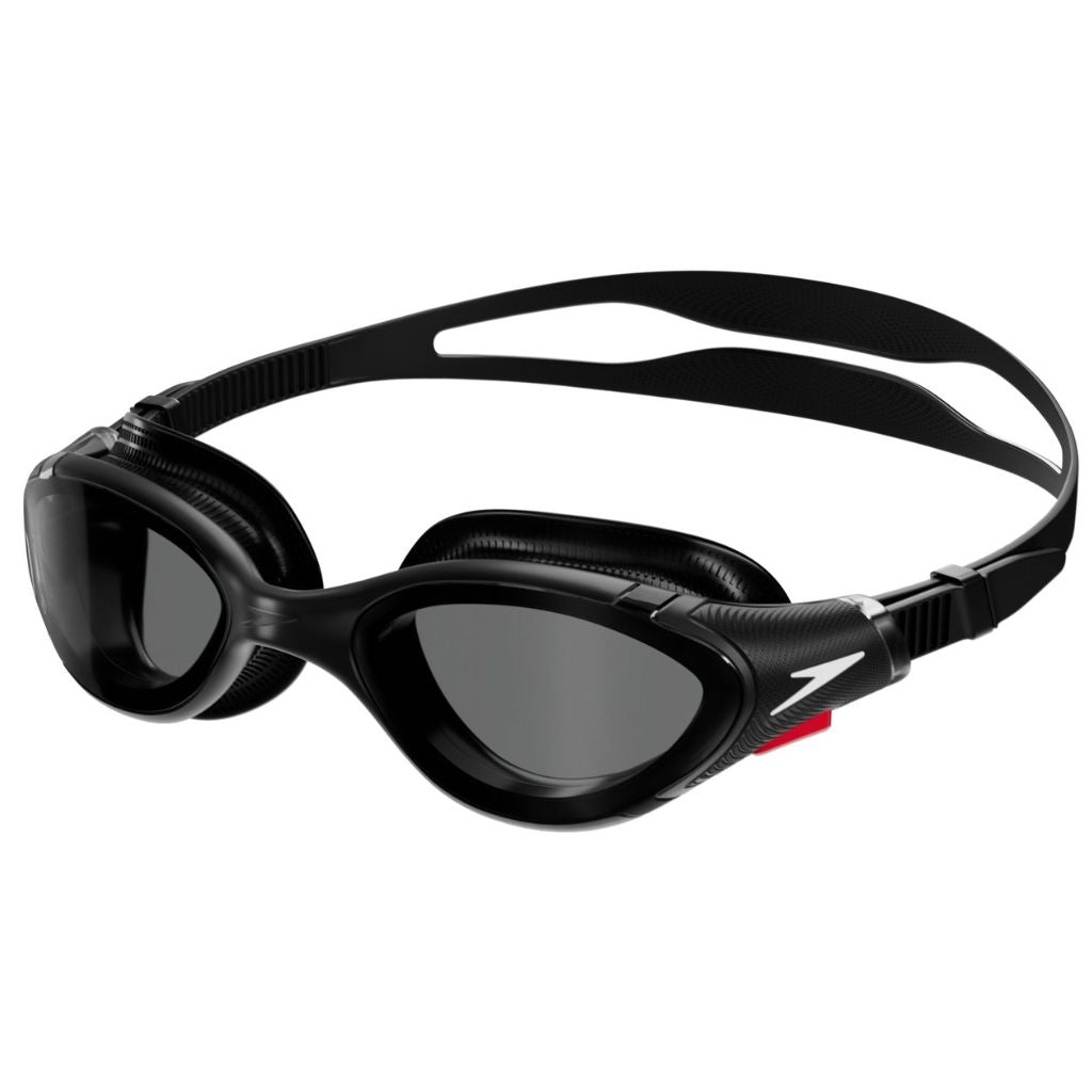 Speedo Biofuse 2.0 Smoke Black Recreational Open Water Swim Goggle