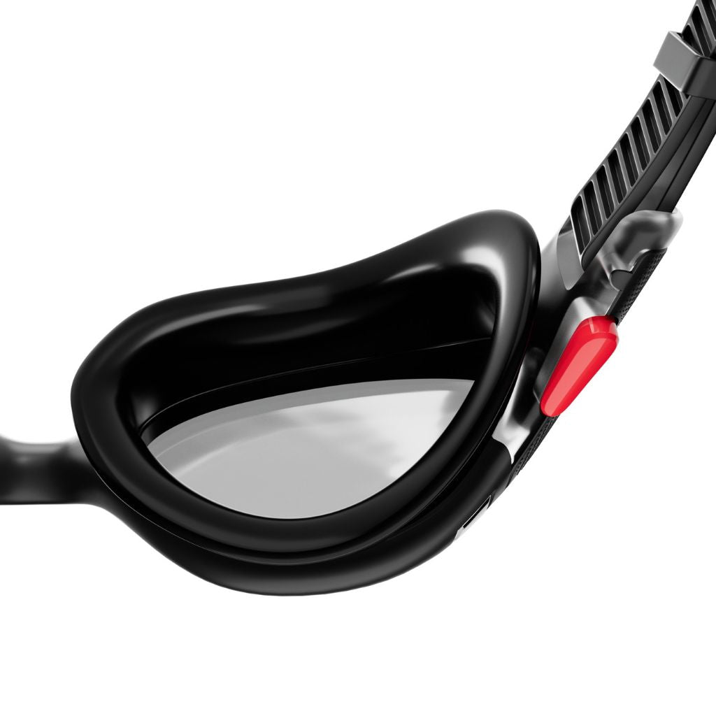 Speedo Biofuse 2.0 Smoke Black Recreational Open Water Swim Goggle