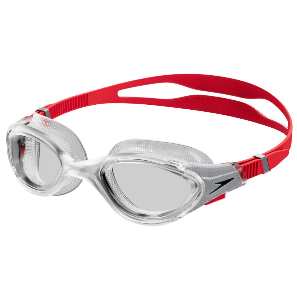 Speedo Biofuse 2.0 Red Clear Recreational Training Swim Goggle