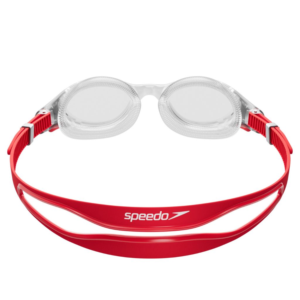 Speedo Biofuse 2.0 Red Clear Recreational Training Swim Goggle