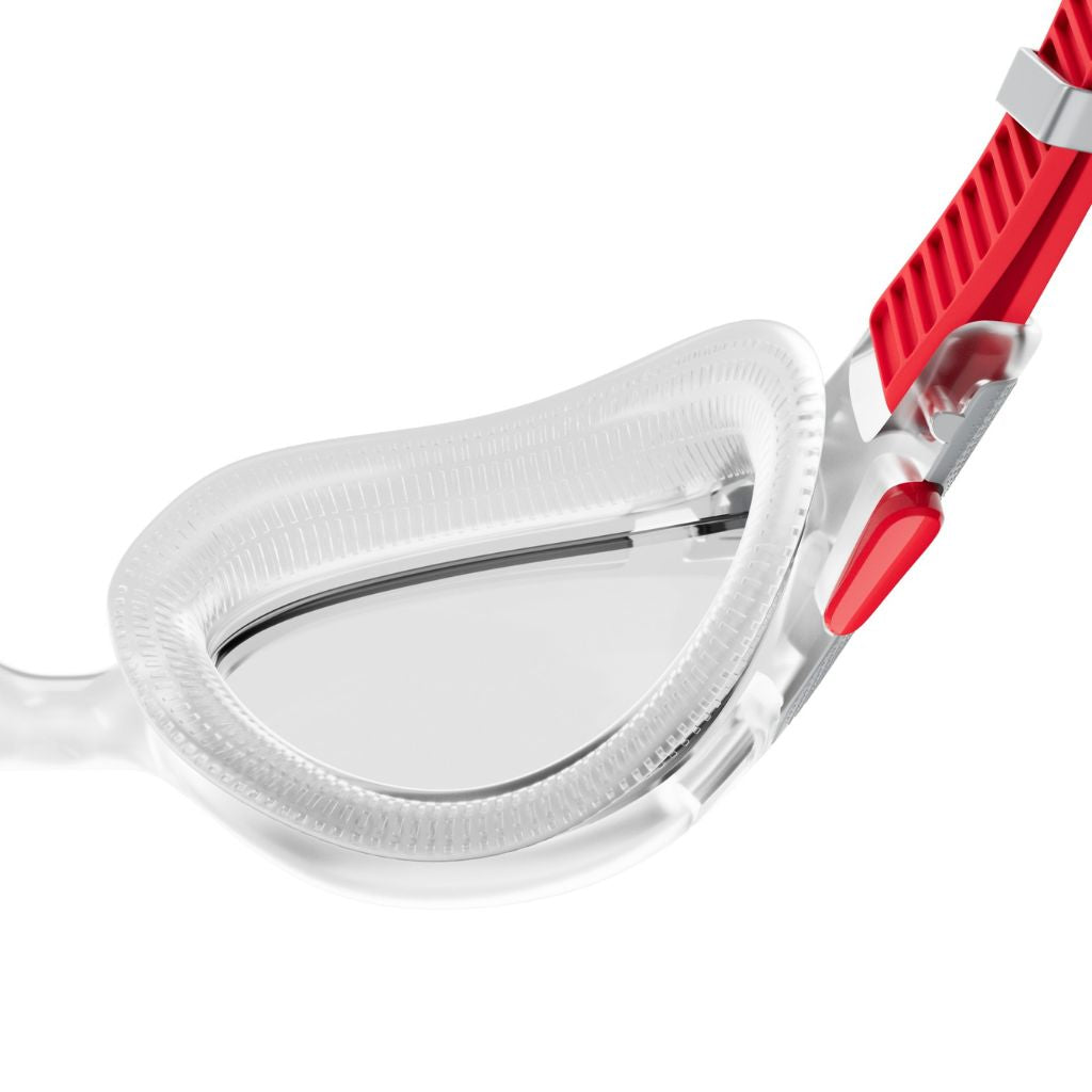 Speedo Biofuse 2.0 Red Clear Recreational Training Swim Goggle