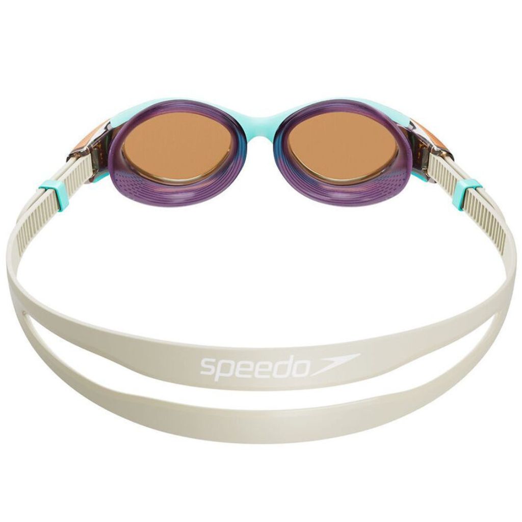 Speedo Biofuse 2.0 Womens Marine Blue Pumpkin Spice Pale Tan