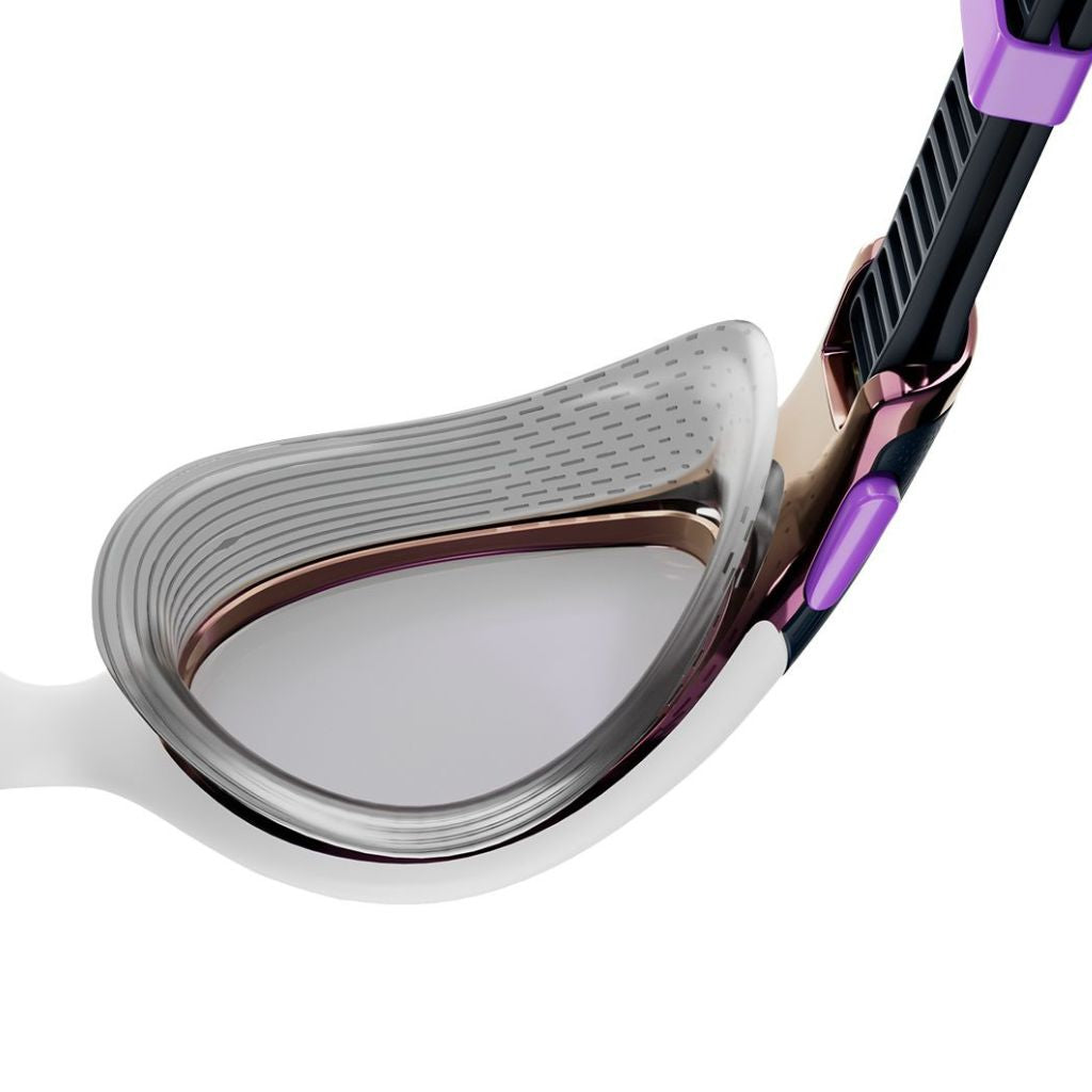 Speedo Biofuse 2.0 Womens Mirrored White True Navy Sweet Purple