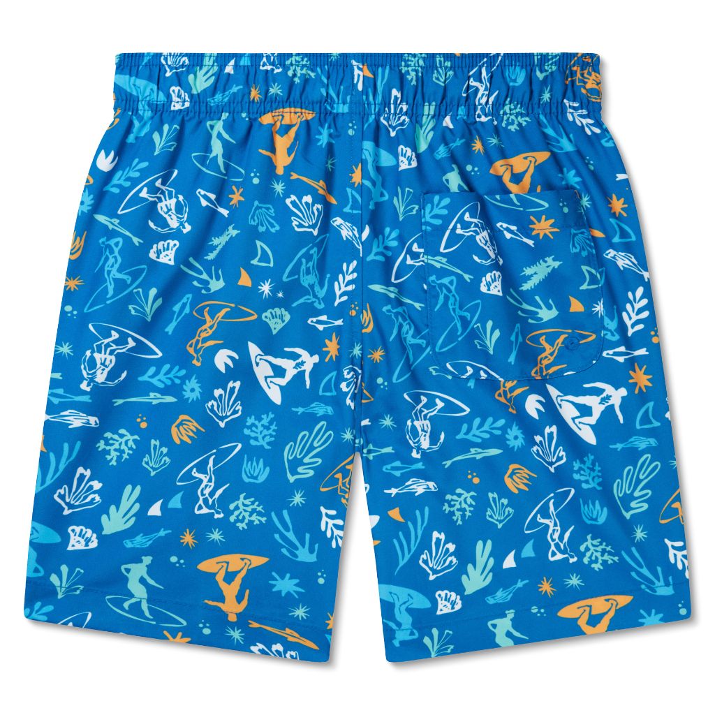 Speedo Boy's Print Volley 15" Orange