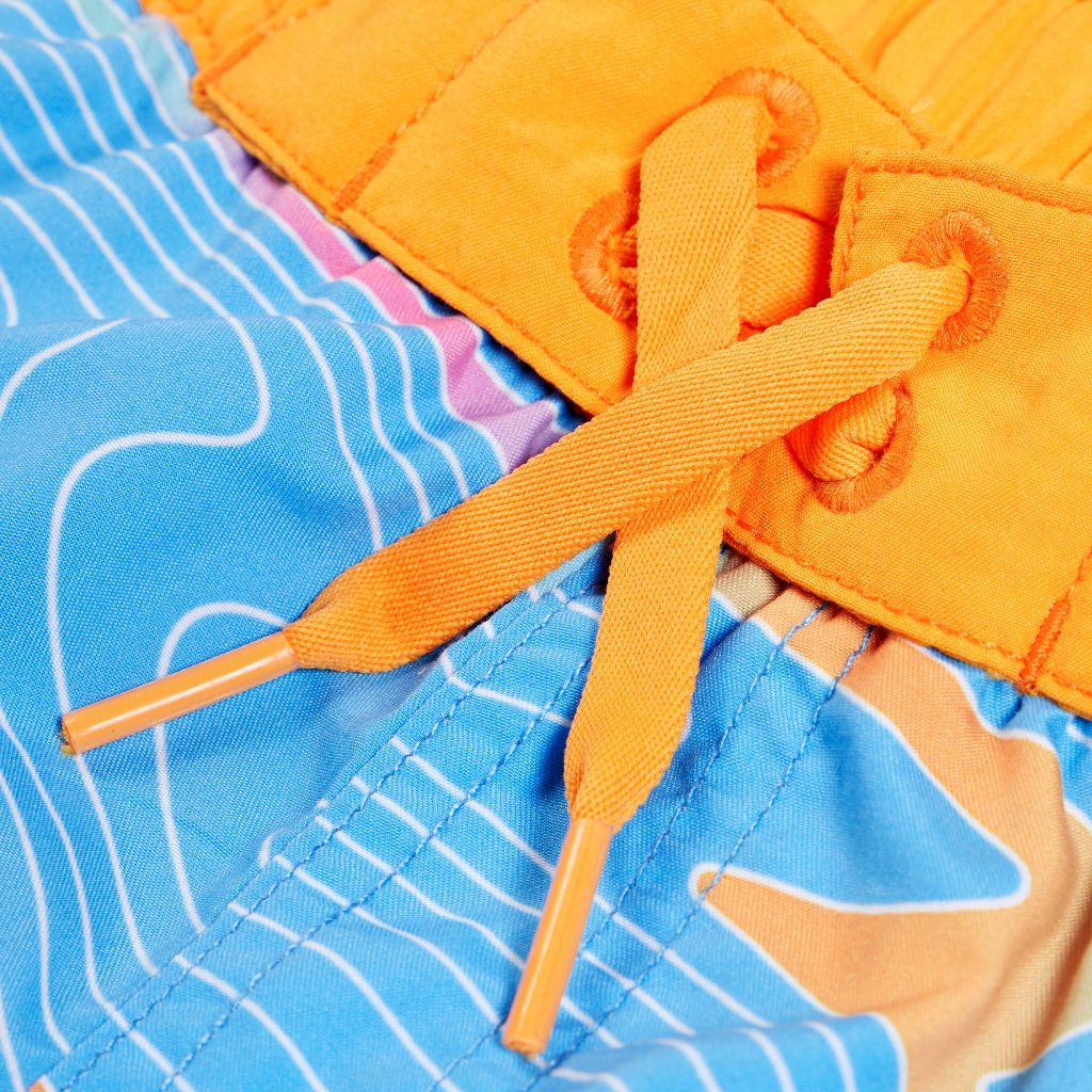 Speedo Boys Print Boardshort 17&quot; Blue