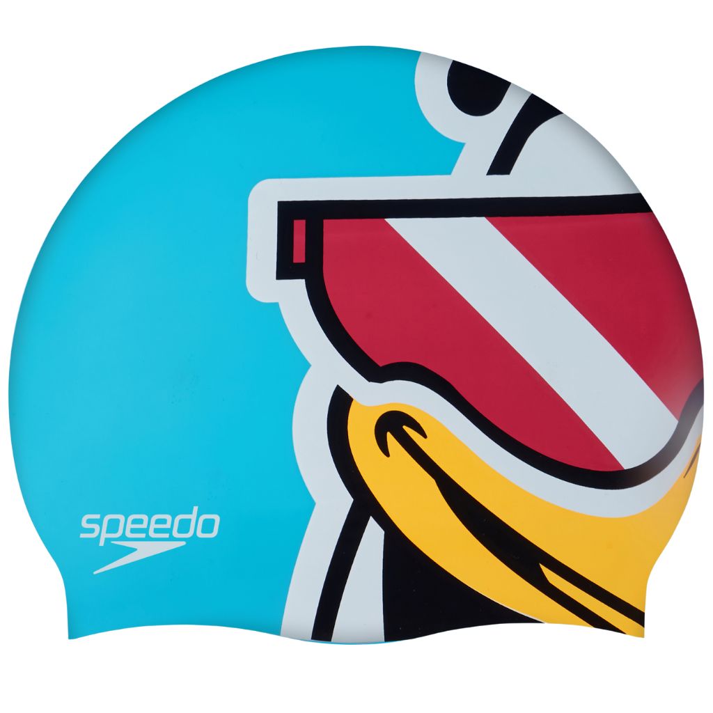 Speedo Printed Character Cap Chima Kira Azure