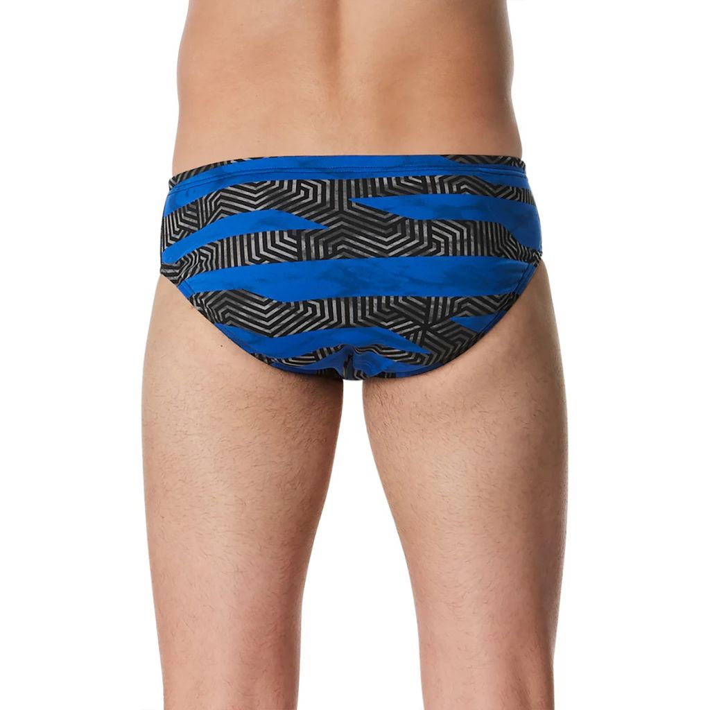 Speedo Contort Stripes Brief Blue